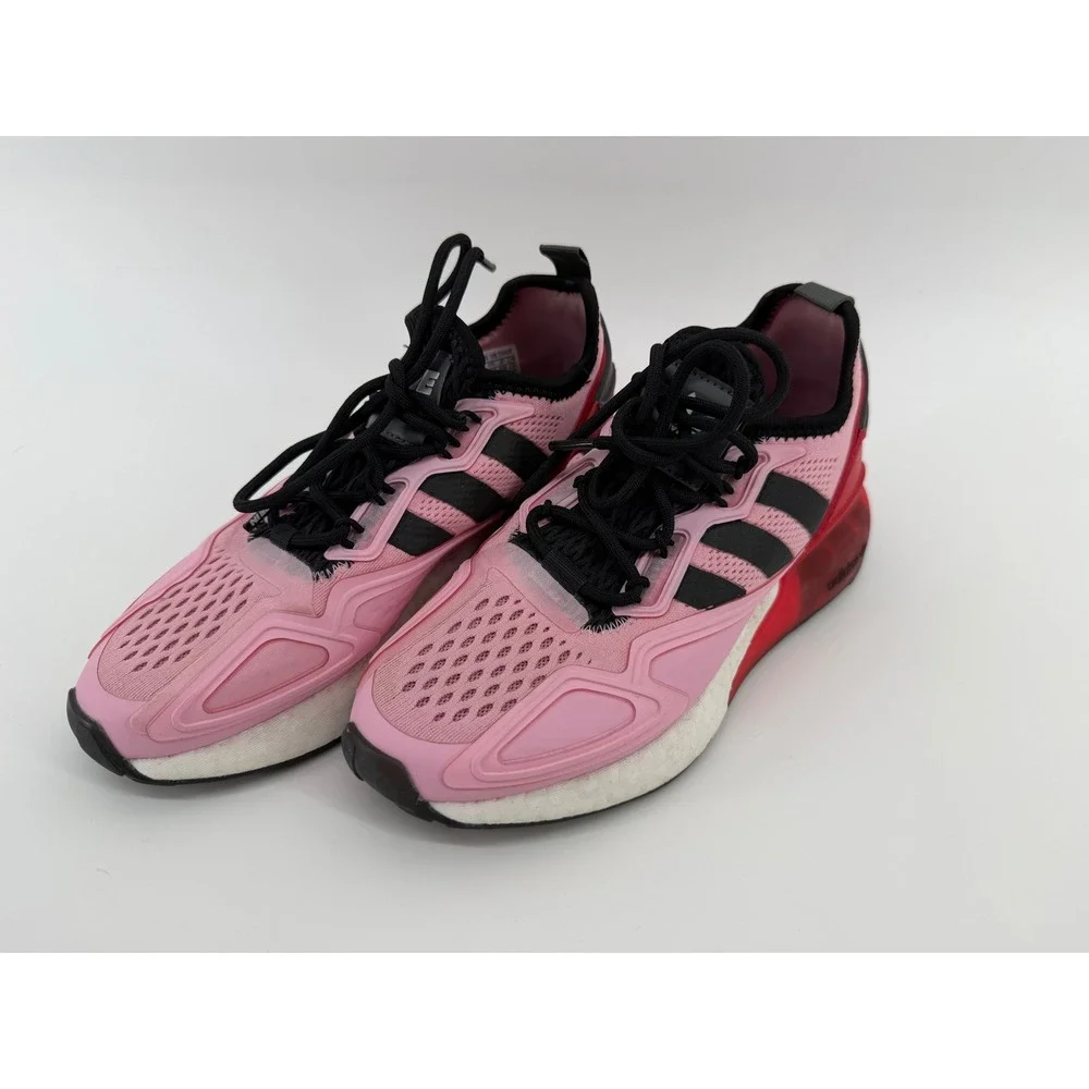 Adidas Ninja ZX 2K Boost True Pink Core Black Scarlet FZ0454 Mens 4 Womens 5.5